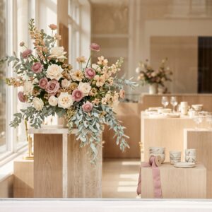 Kit floral para marcas: composición floral en escaparate